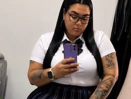 Witness sensual Latin cam girl GabiBigBoobs salsa dance to fiery rhythms