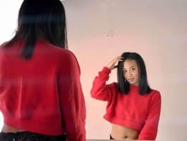 Fiery rhythm performances by girl latin AbbyyR, master of Bachata dance