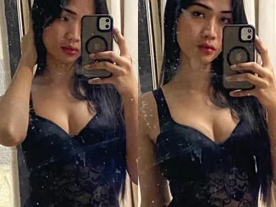 Chubbies Lady_angelala, a plus size trans model, invites you to admire her curves in action online.