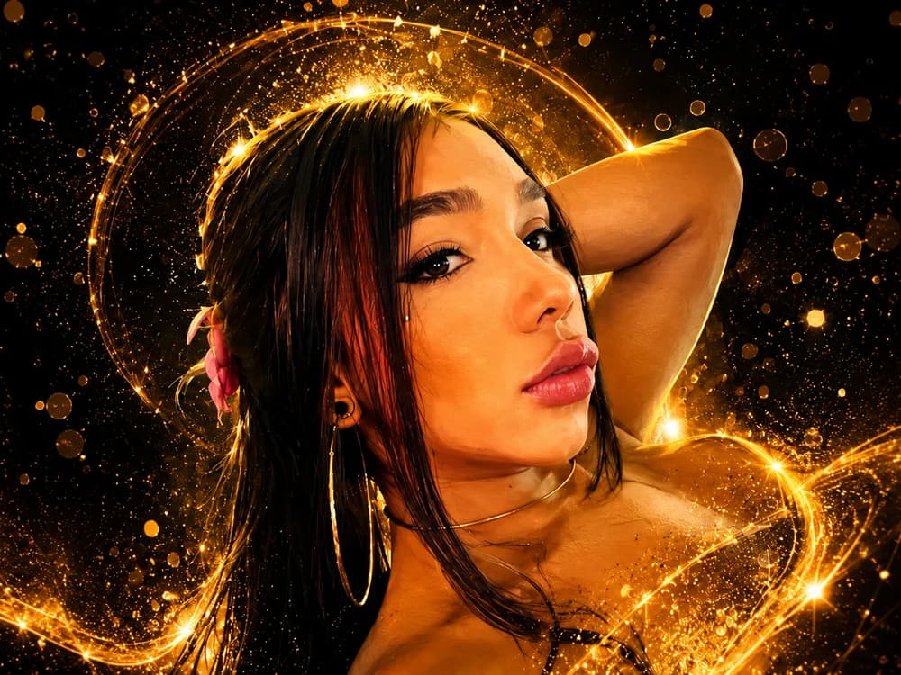 Watch as new young BitchySalome, a new trans girl, takes the webcam world by storm