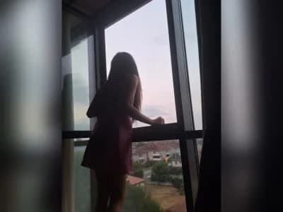 Trans arab live cams: Kitten_Moon-TS teasing audience with lingerie