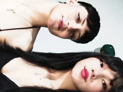 Witness Colombian teens hosting sensual cam shows perfect for intimate couple viewing as they check out each other Angelaluxx