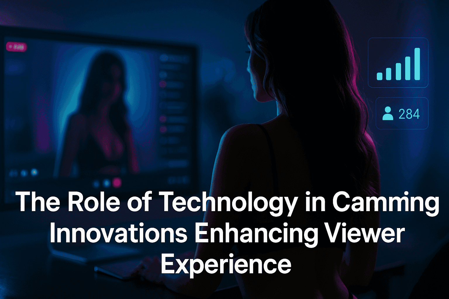 Modern technology enhancing viewer engagement in adult camming, showcasing innovative tools and interactive features.
