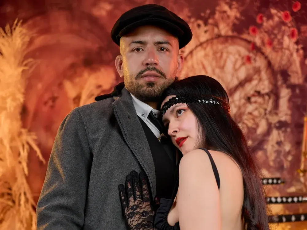 Blowjob Ahegao cam couples in a private show