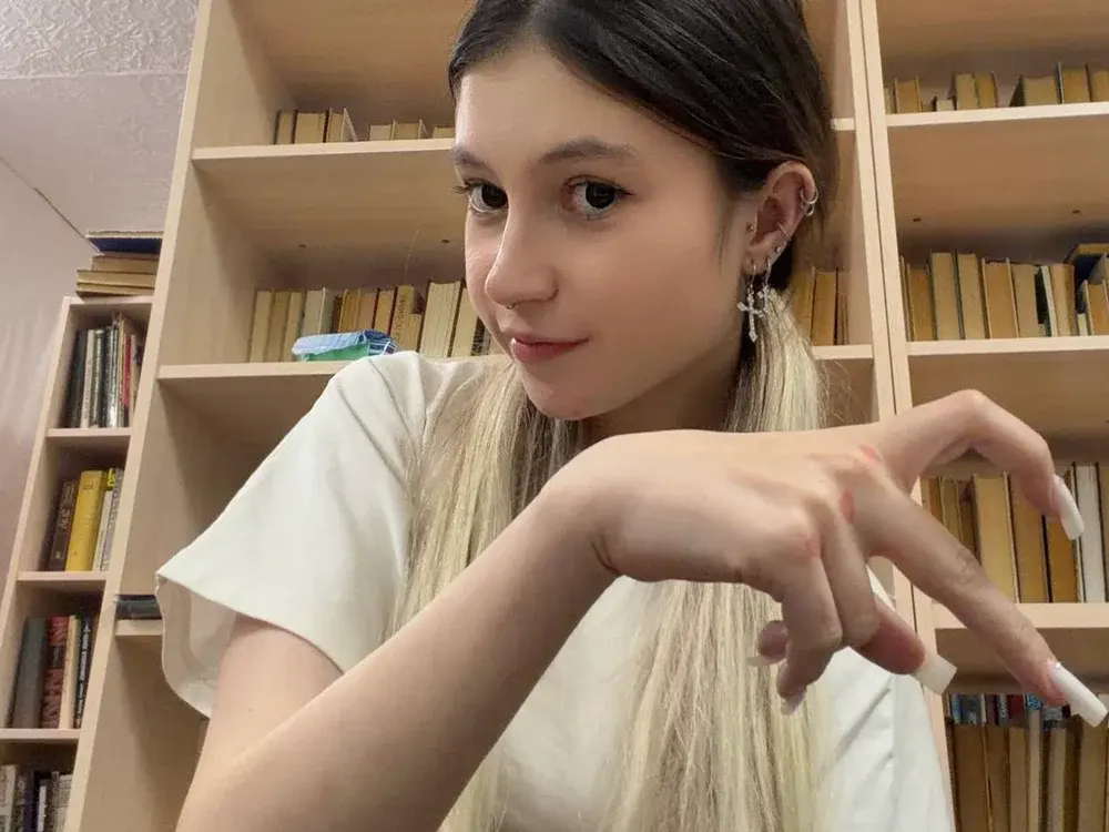 Yoga Young cam girls during a private session