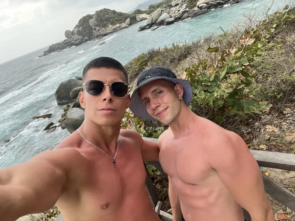 Creampie cam guys performing on cam